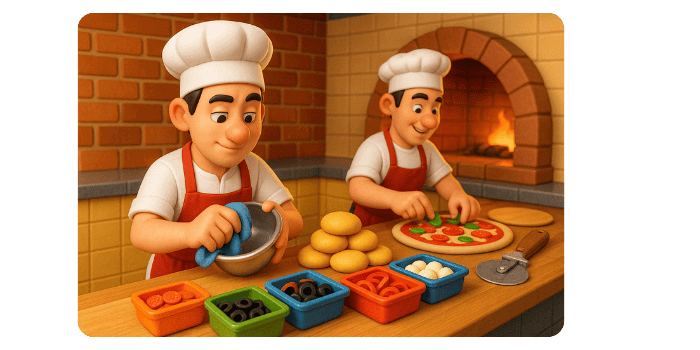 Ritmo, Relacionamento e Organização pro Pizzaiolo