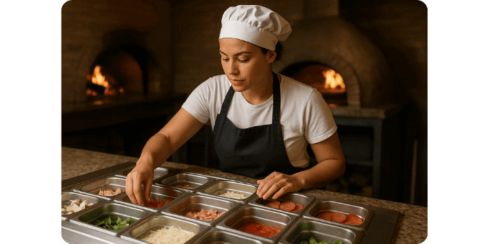 Como Ser um Auxiliar de Pizzaiolo 5 Estrelas