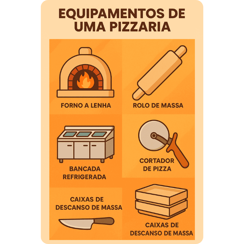 Ingredientes, Técnicas e Equipamentos do Pizzaiolo