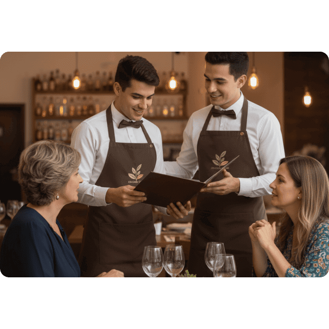 Técnicas de Apoio ao Garçom e Encantamento no Salão