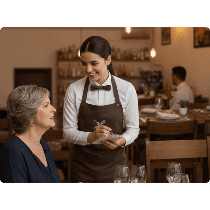Técnicas de Apoio ao Garçom e Encantamento no Salão