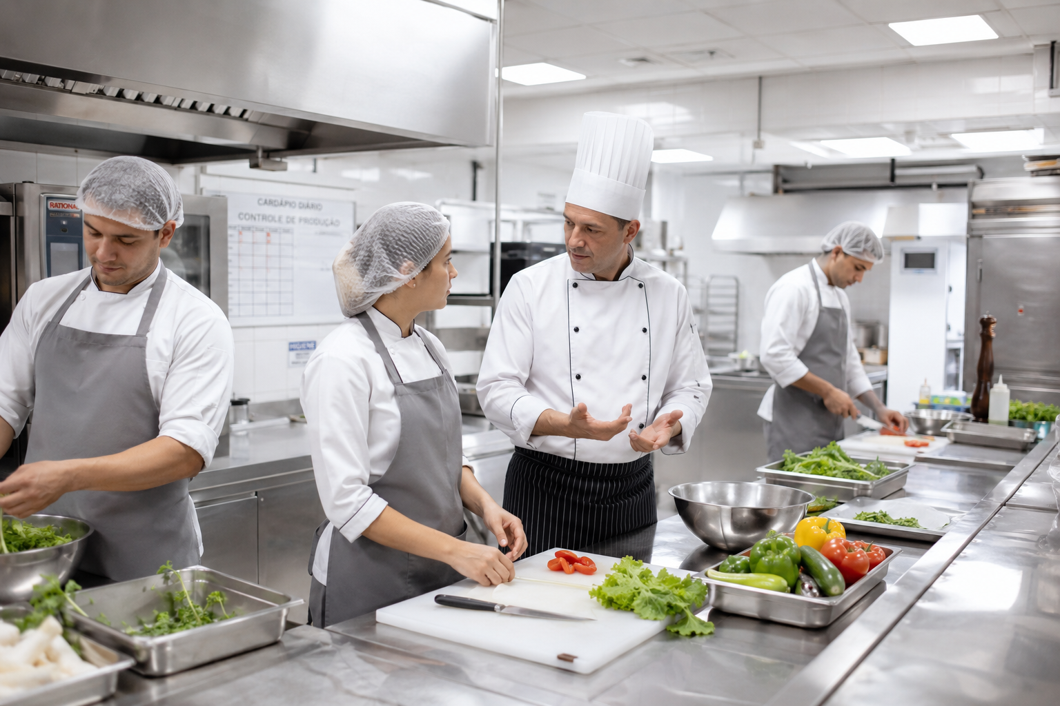 cozinha treinamento consistencia operacional